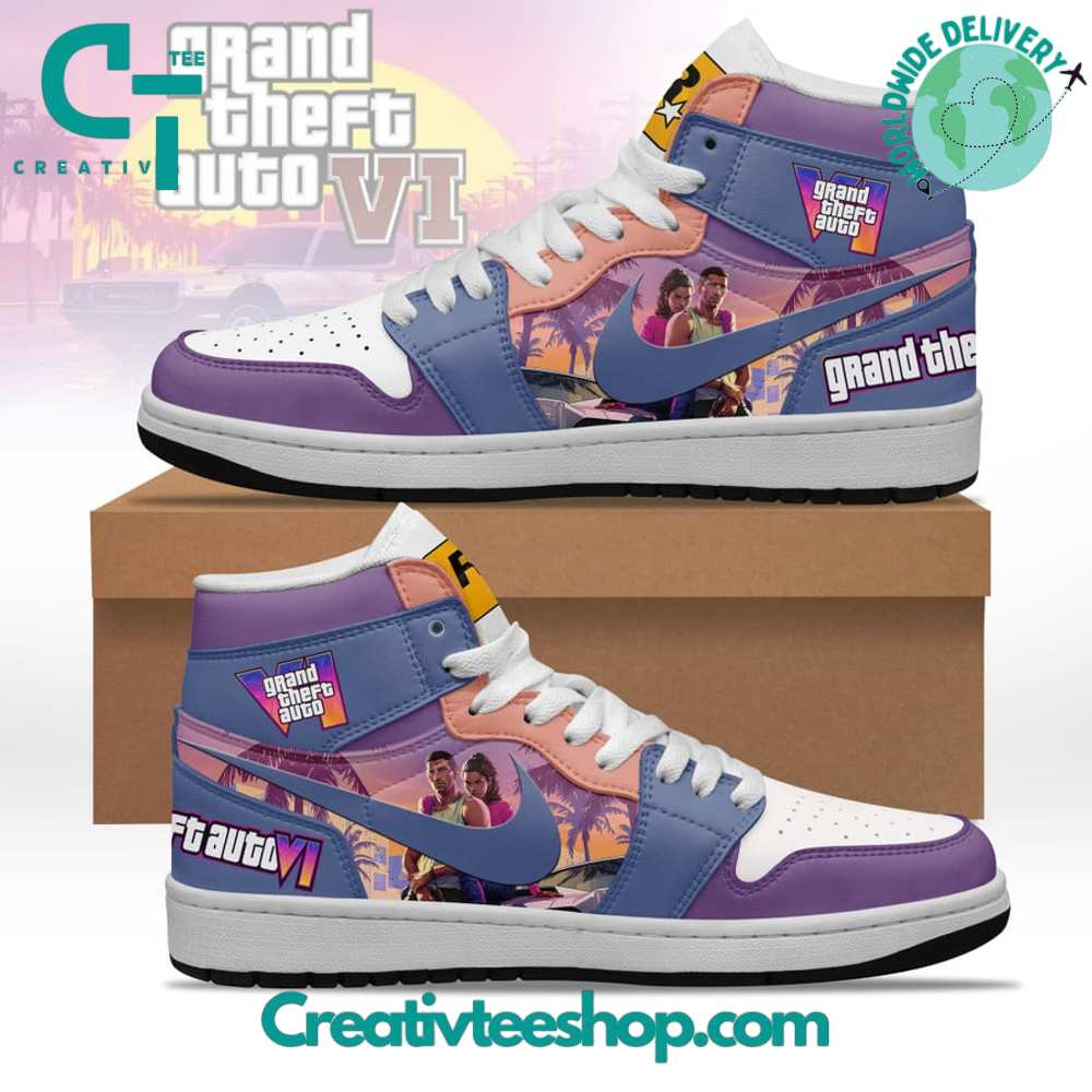 JWFancy GTA AJ1 High Sneakers Shoes For Men And Women
