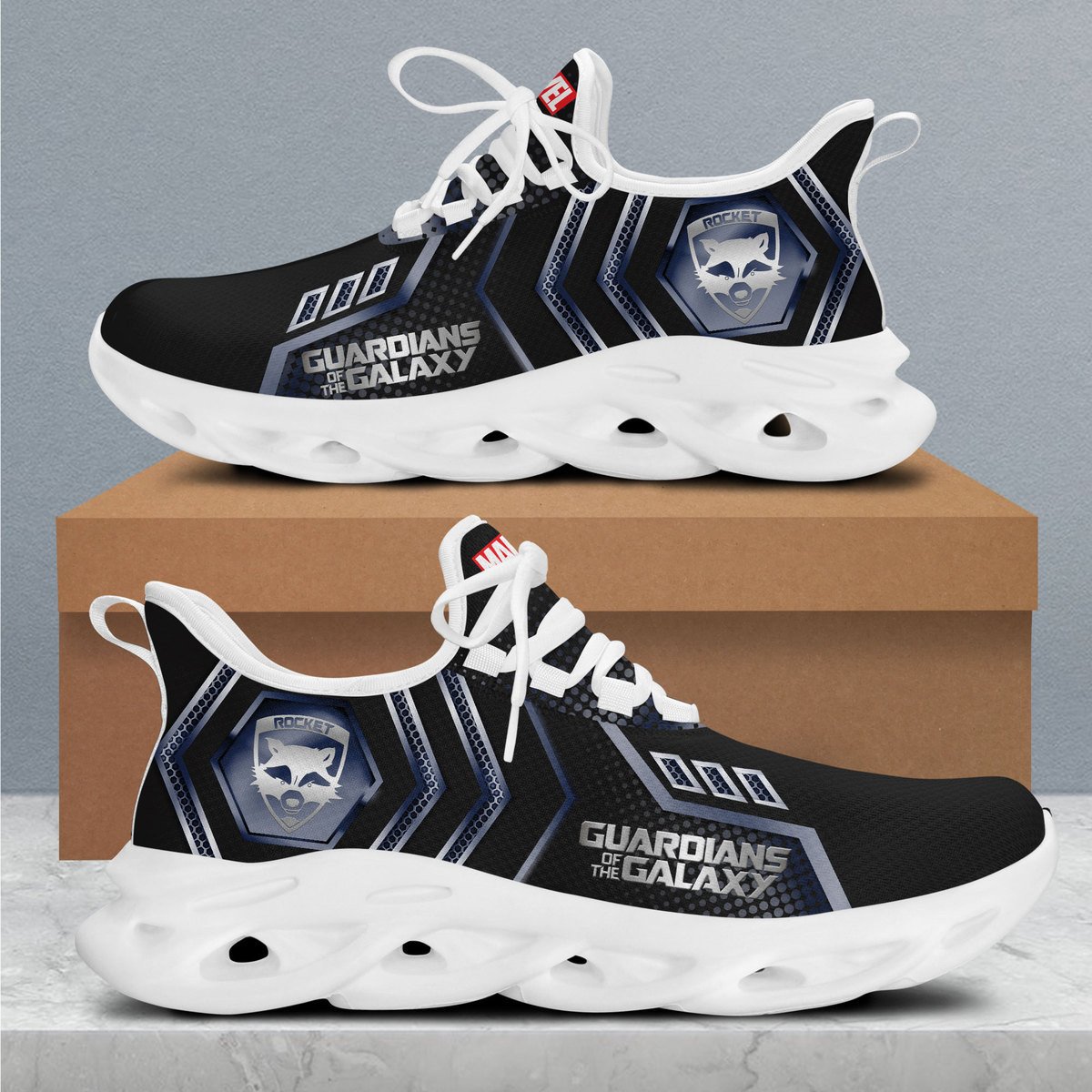 JWFancy Guardians of the Galaxy Rocket Max Soul Shoes Sneakers For Men And Women
