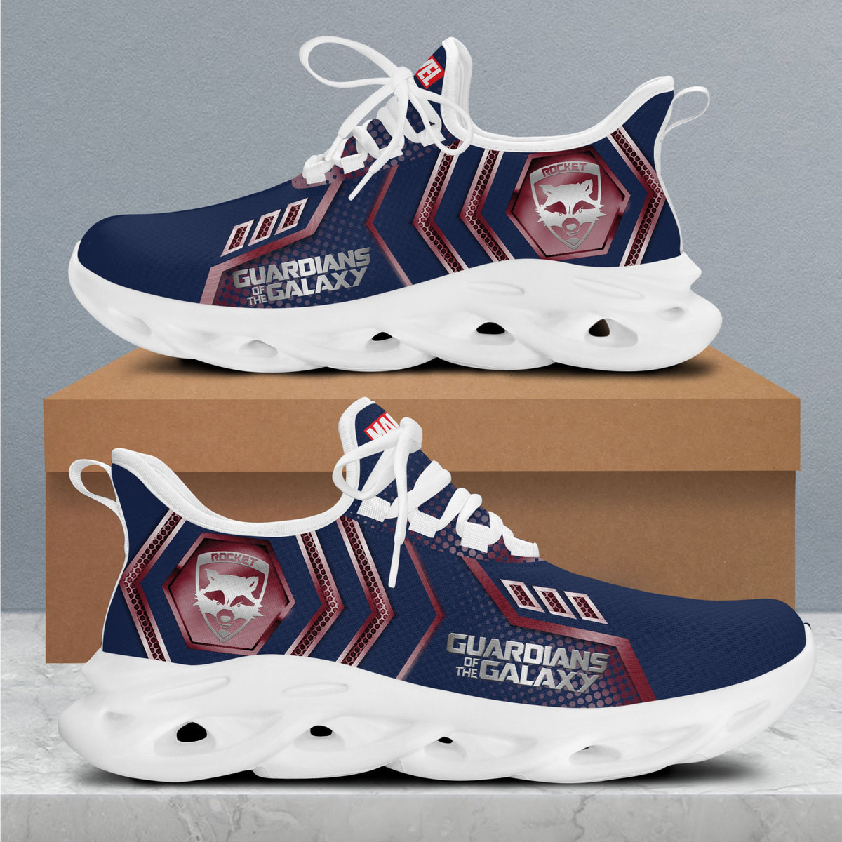 JWFancy Guardians of the Galaxy Rocket Max Soul Shoes Sneakers For Men And Women