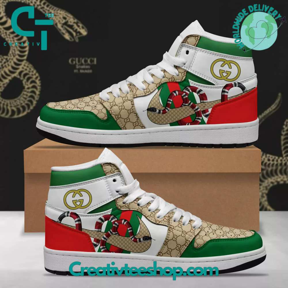 JWFancy Gucci AJ1 High Sneakers Shoes For Men And Women