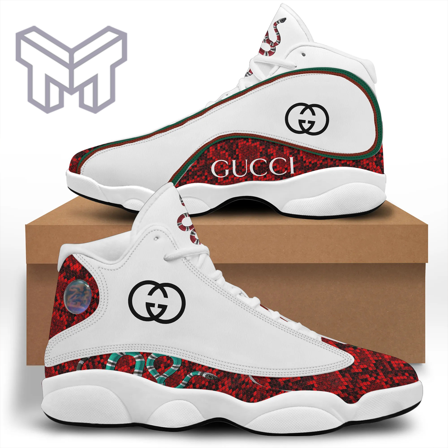 JWFancy Gucci AJ13 Sneakers Shoes For Men And Women