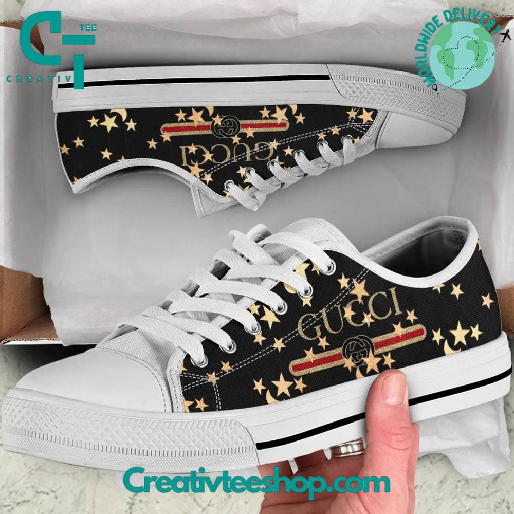 JWFancy Gucci Low Top Canvas Sneakers Shoes For Men And Women