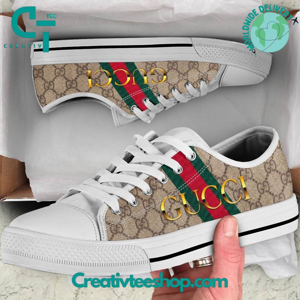 JWFancy Gucci Low Top Canvas Sneakers Shoes For Men And Women