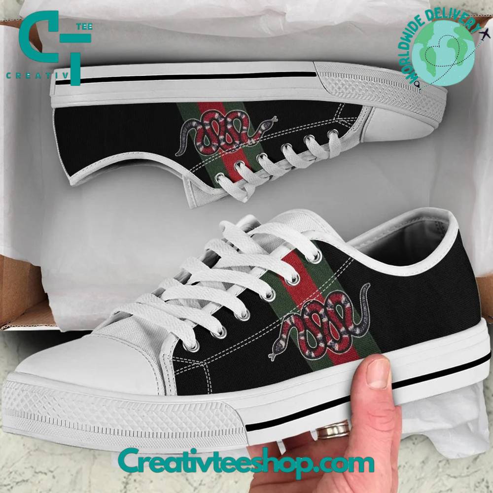 JWFancy Gucci Low Top Canvas Sneakers Shoes For Men And Women