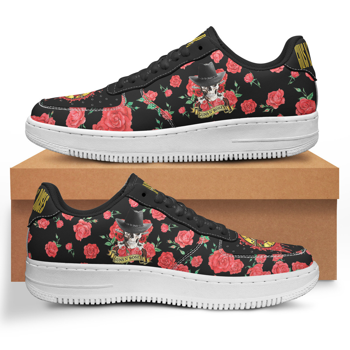 JWFancy Guns N' Roses Air Low-Top Sneakers Shoes For Men And Women