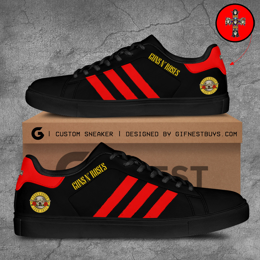 JWFancy Guns N' Roses Skate Stan Shoes Sneakes For Men And Women