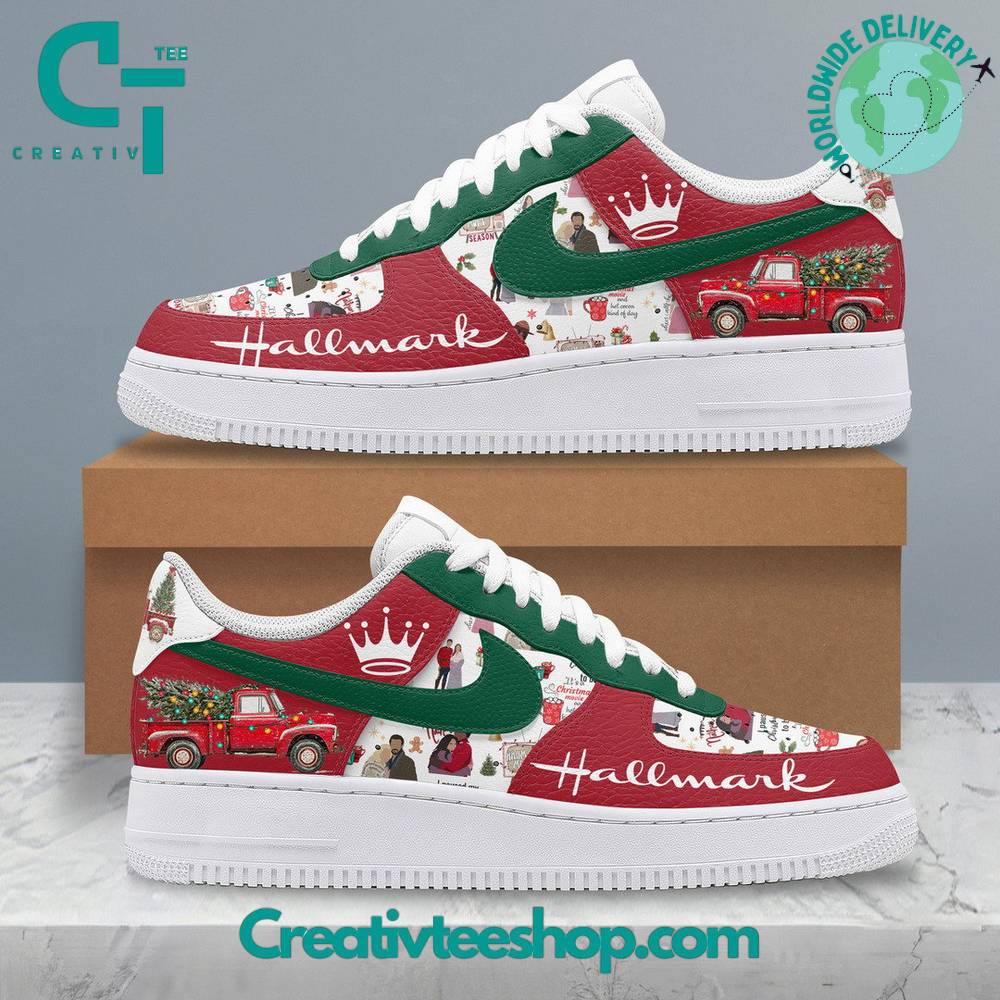 JWFancy Hallmark Christmas Air Low-Top Sneakers Shoes For Men And Women