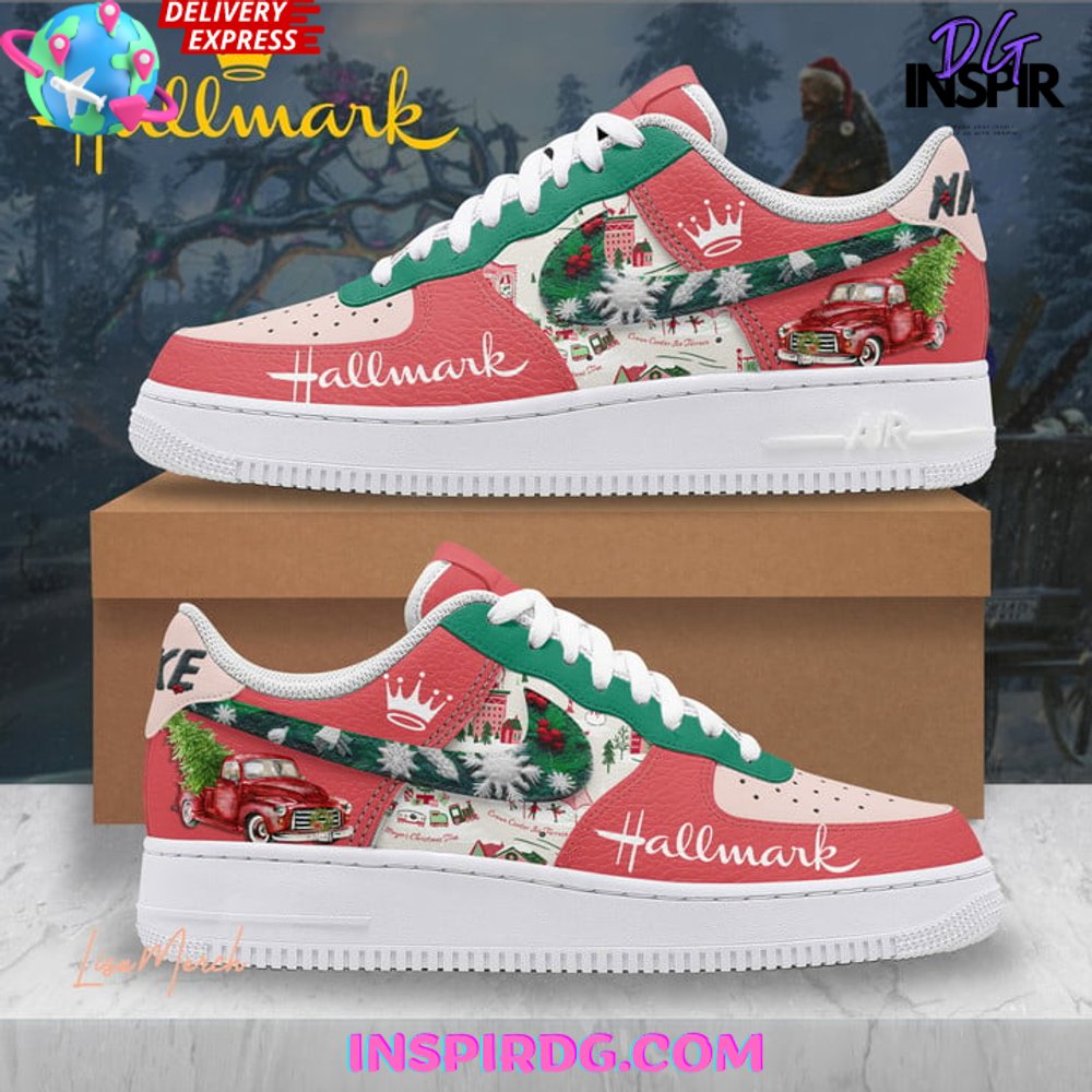 JWFancy Hallmark Christmas Wonderland Air Low-Top Sneakers Shoes For Men And Women