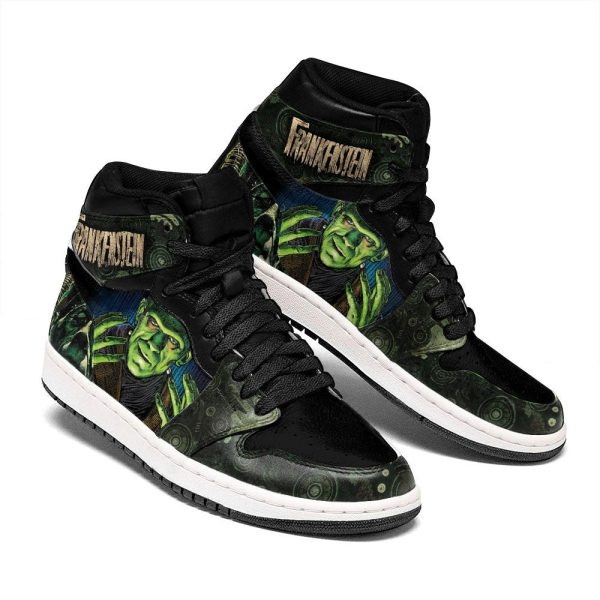JWFancy Halloween Frankenstein AJ1 High Sneakers Shoes For Men And Women