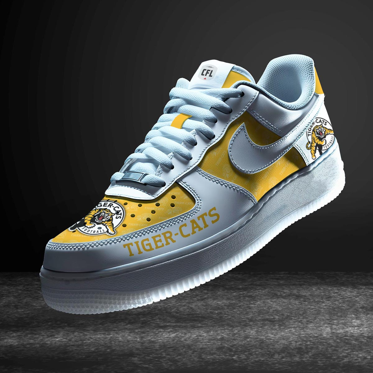 JWFancy Hamilton Tiger-Cats Air Low-Top Sneakers Shoes For Men And Women