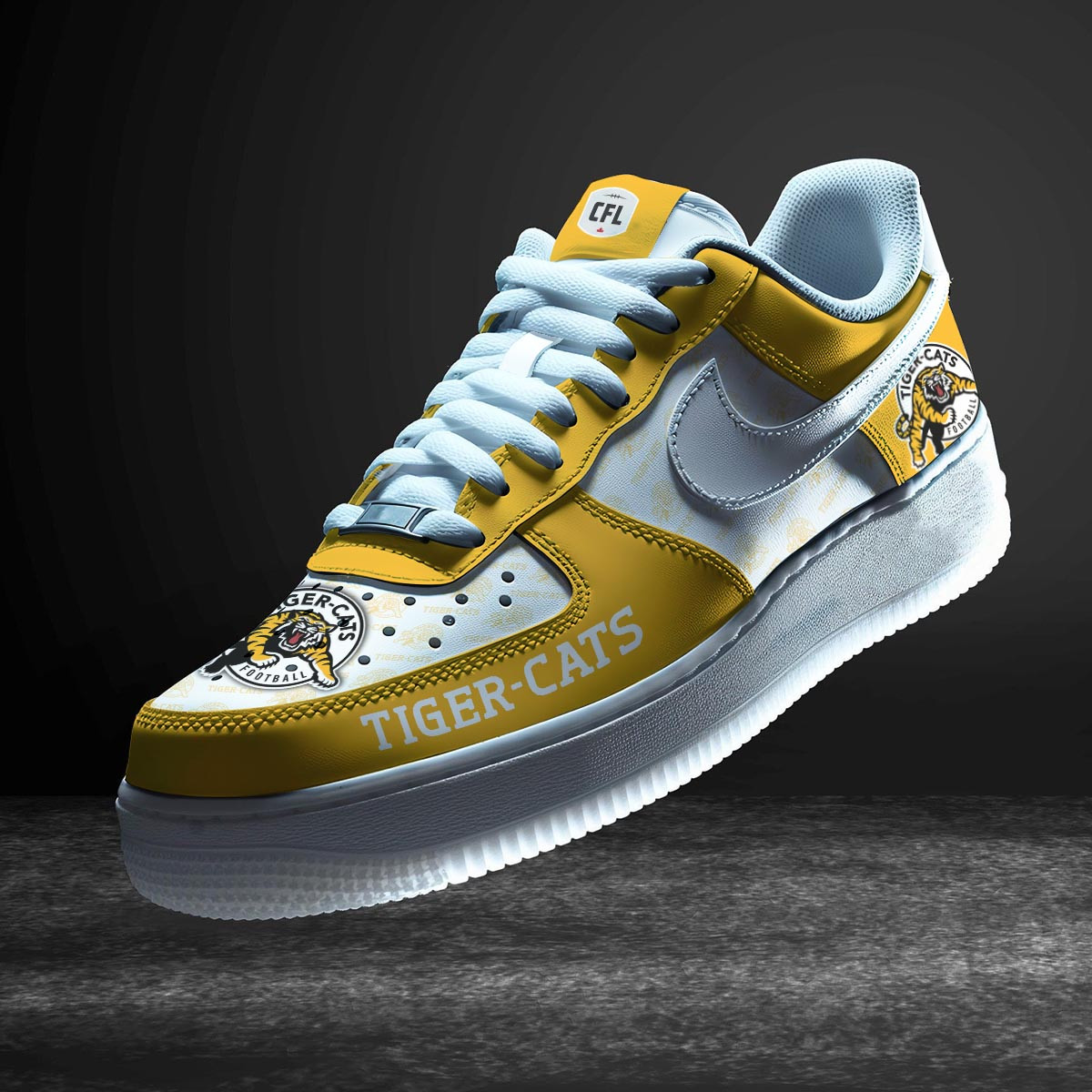 JWFancy Hamilton Tiger-Cats Air Low-Top Sneakers Shoes For Men And Women
