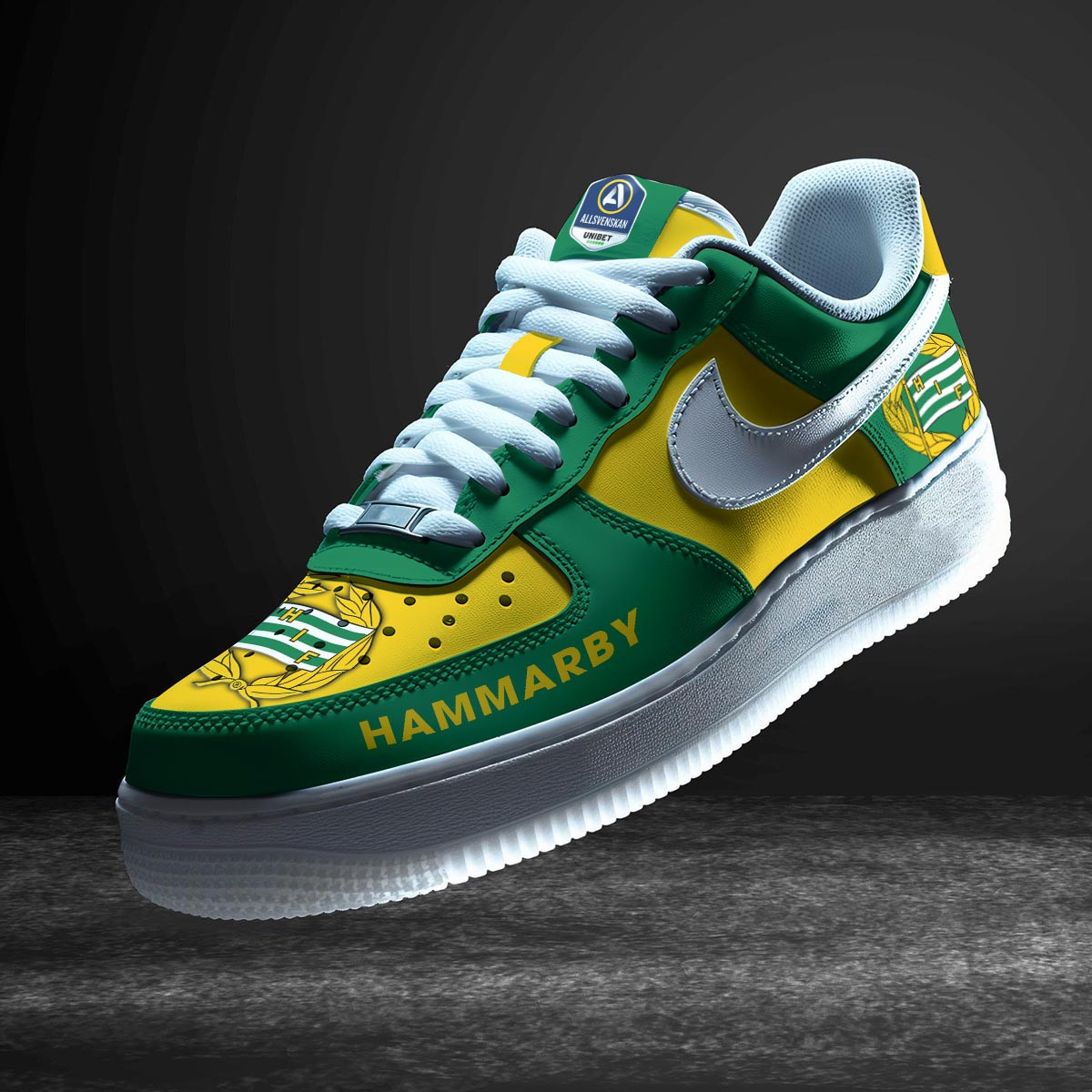 JWFancy Hammarby IF Air Low-Top Sneakers Shoes For Men And Women
