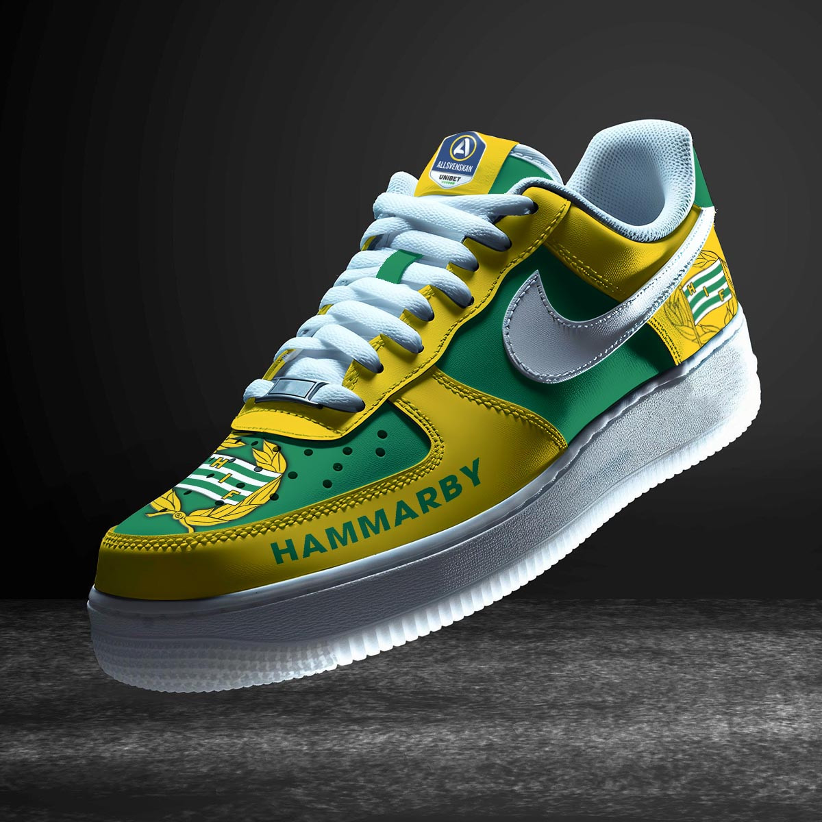 JWFancy Hammarby IF Air Low-Top Sneakers Shoes For Men And Women