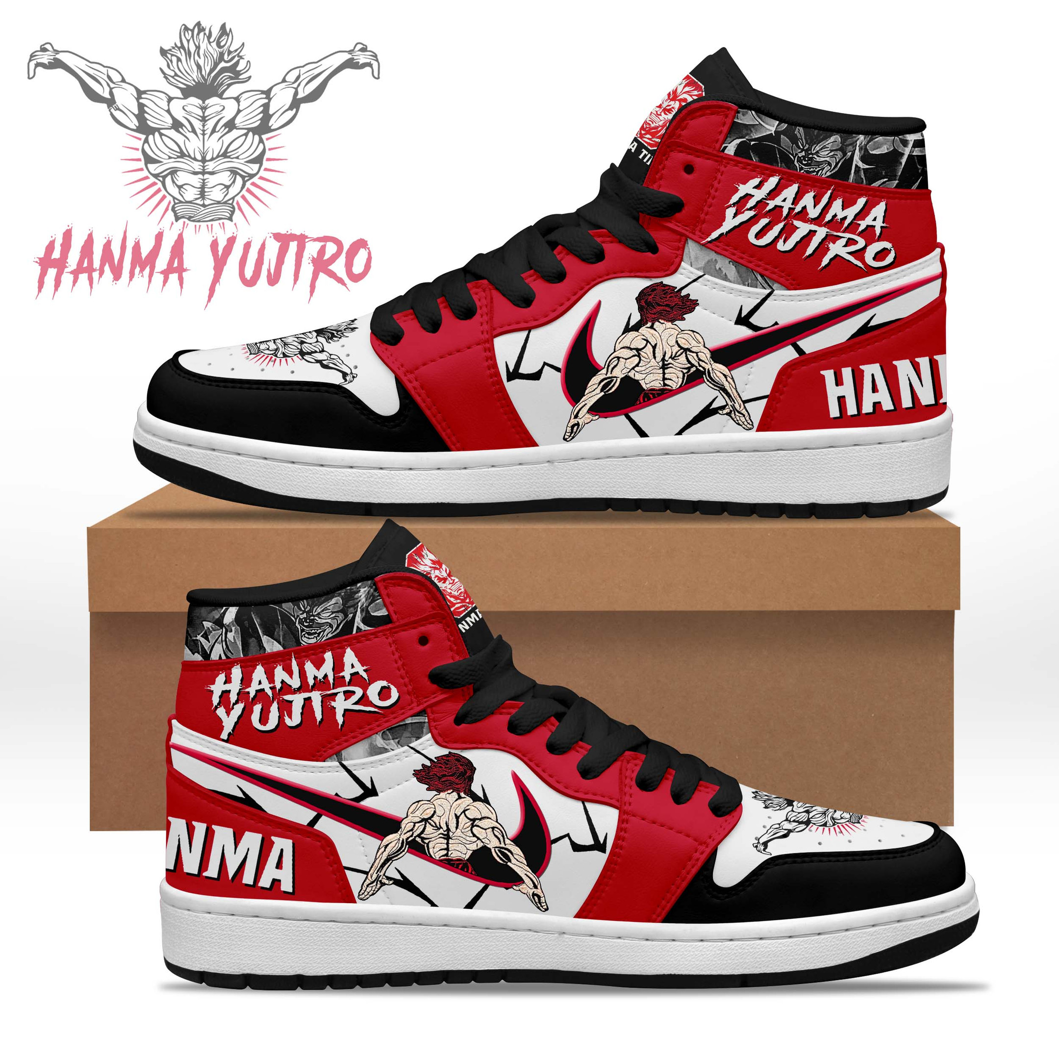 JWFancy Hanam Yujiro AJ1 High Sneakers Shoes For Men And Women