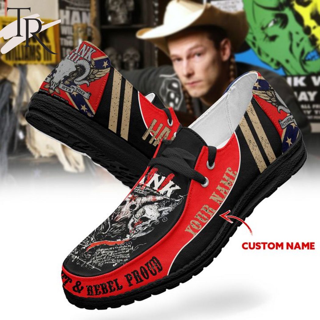 JWFancy Hank Williams III Hey Dude Shoes Wally Men's Lace Up Loafers Comfortable For Men And Women