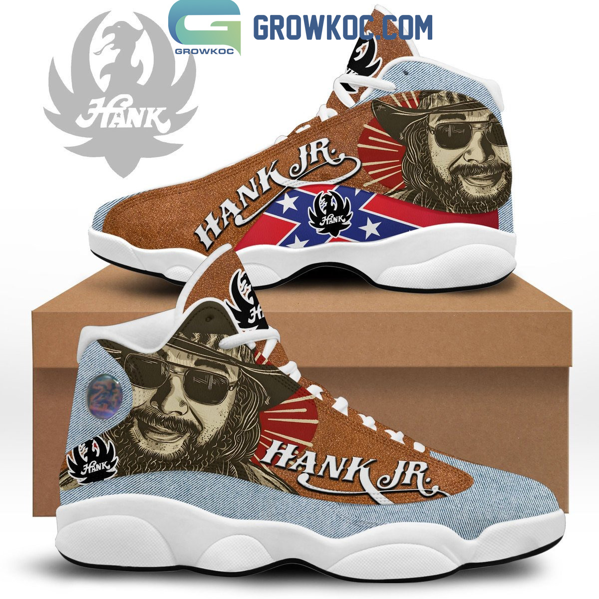 JWFancy Hank Williams Jr. AJ13 Sneakers Shoes For Men And Women