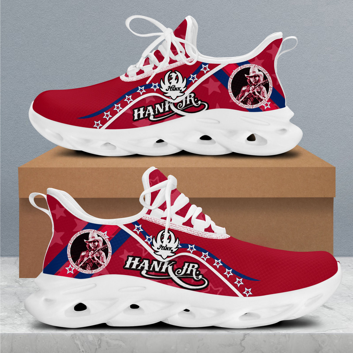 JWFancy Hank Williams Jr Max Soul Shoes Sneakers For Men And Women