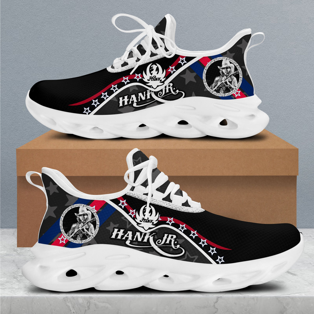 JWFancy Hank Williams Jr Max Soul Shoes Sneakers For Men And Women