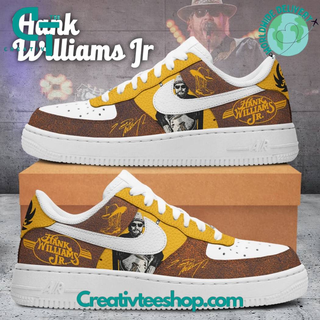 JWFancy Hank Williams Jr Nike Air Low-Top Sneakers Shoes For Men And Women