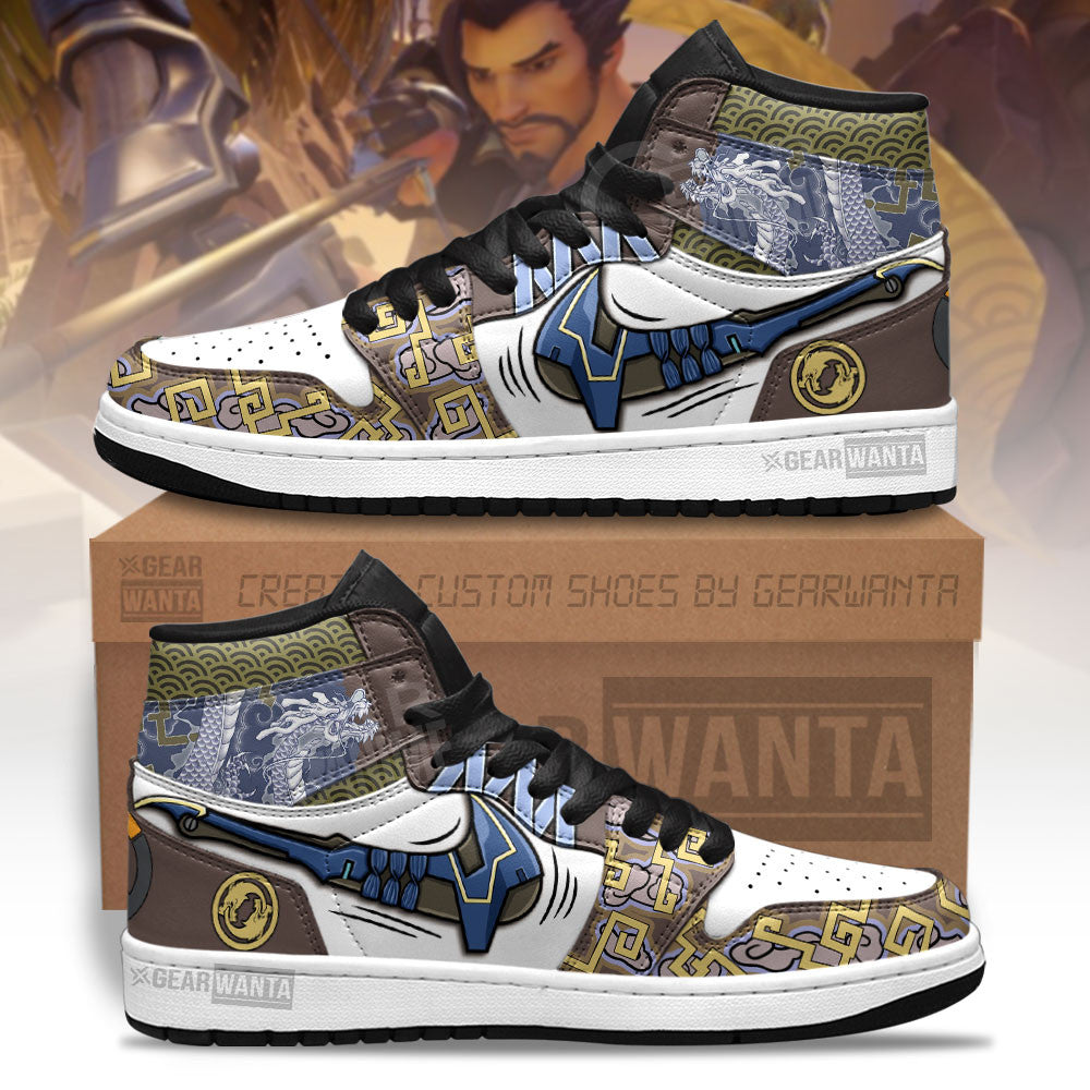 JWFancy Hanzo Overwatch AJ1 High Sneakers Shoes For Men And Women