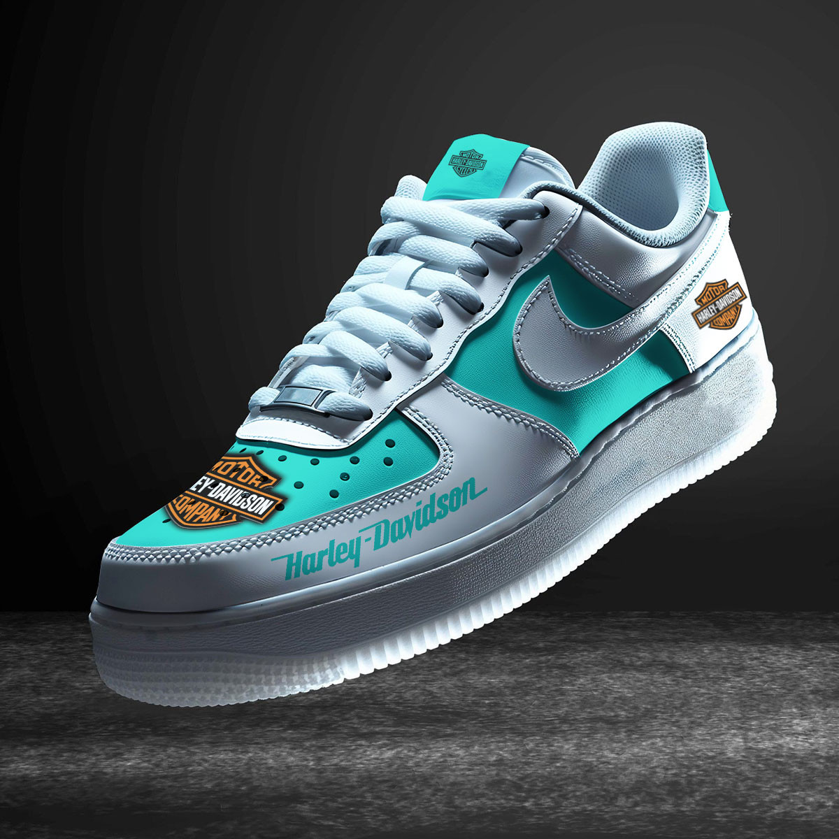JWFancy Harley Davidson Air Low-Top Sneakers Shoes For Men And Women