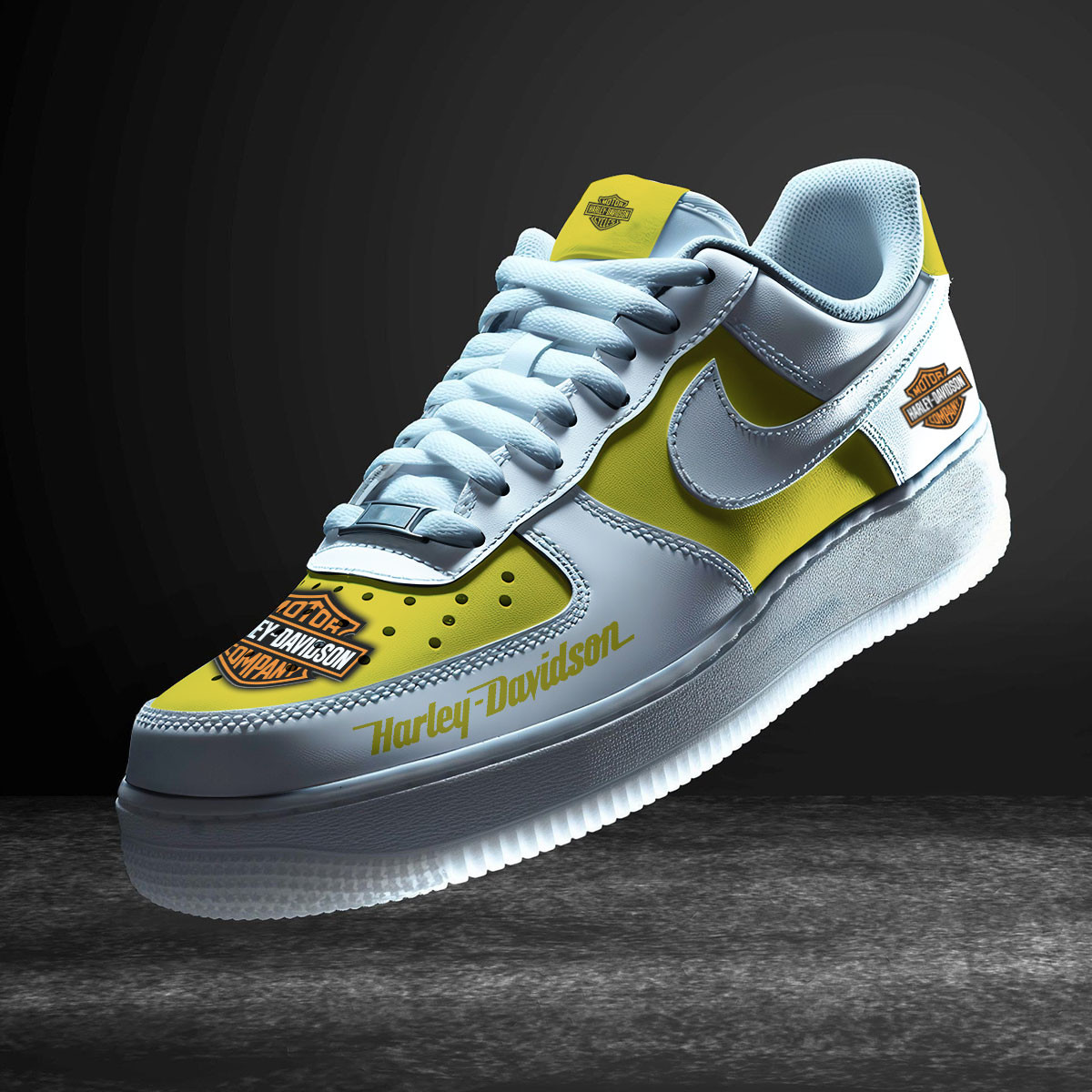 JWFancy Harley Davidson Air Low-Top Sneakers Shoes For Men And Women