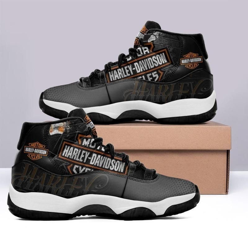JWFancy Harley Davidson AJ11 Sneakers Shoes For Men And Women