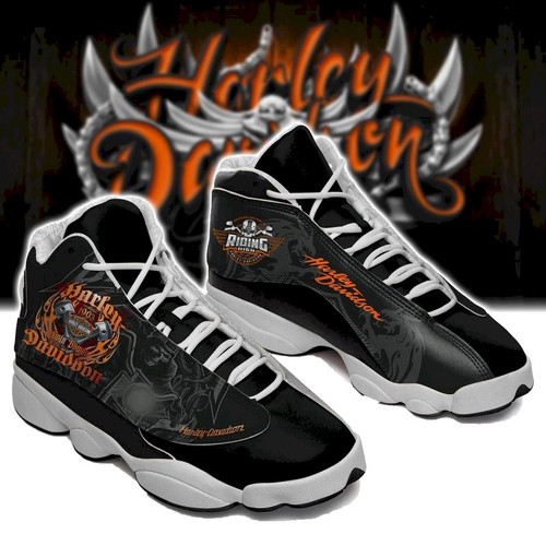 JWFancy Harley Davidson AJ13 Sneakers Shoes For Men And Women