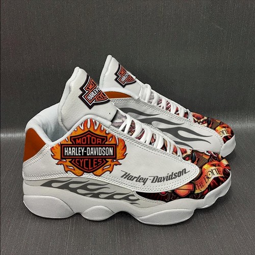 JWFancy Harley Davidson AJ13 Sneakers Shoes For Men And Women