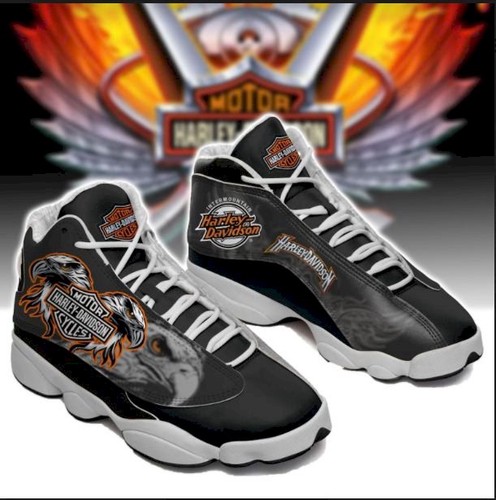 JWFancy Harley Davidson AJ13 Sneakers Shoes For Men And Women