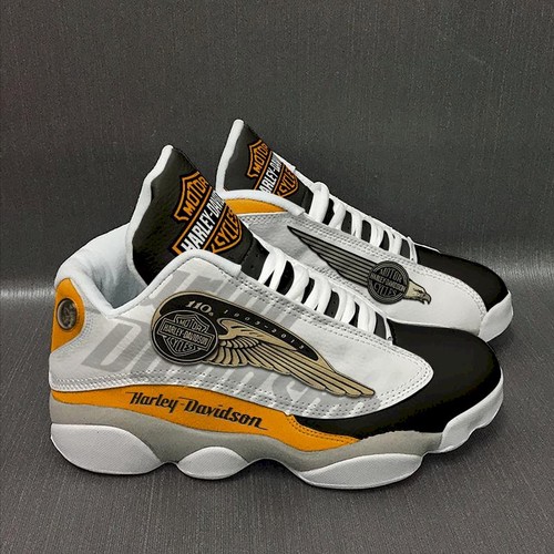 JWFancy Harley Davidson AJ13 Sneakers Shoes For Men And Women