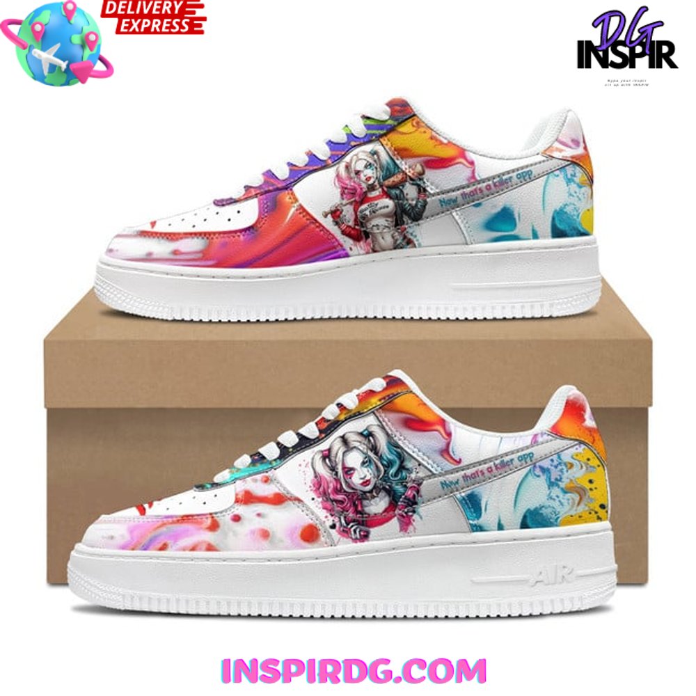 JWFancy Harley Quinn Air Low-Top Sneakers Shoes For Men And Women