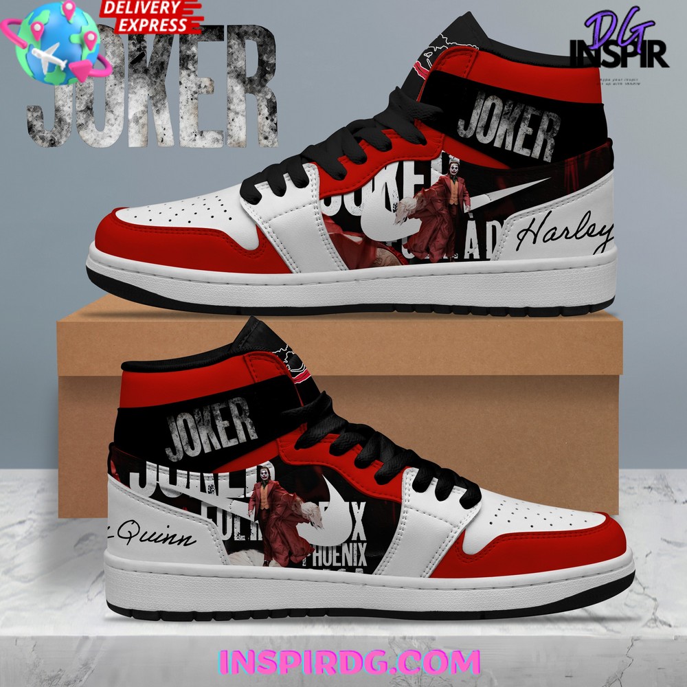 JWFancy Harley Quinn AJ1 High Sneakers Shoes For Men And Women