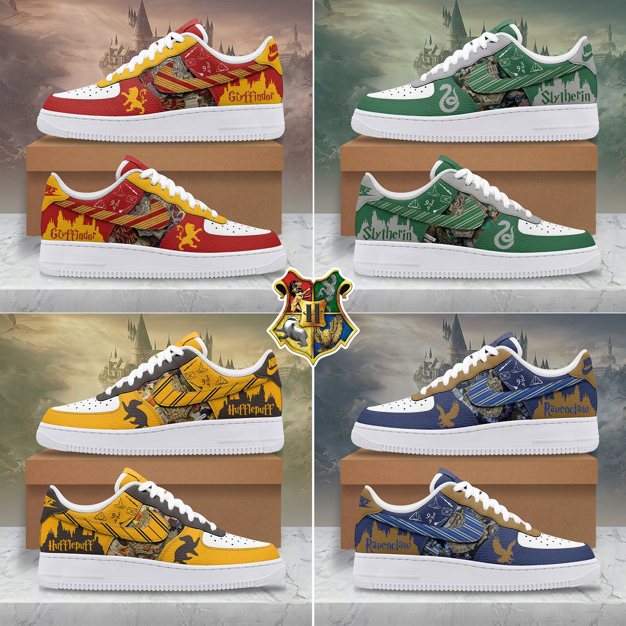 JWFancy Harry Potter Air Low-Top Sneakers Shoes For Men And Women