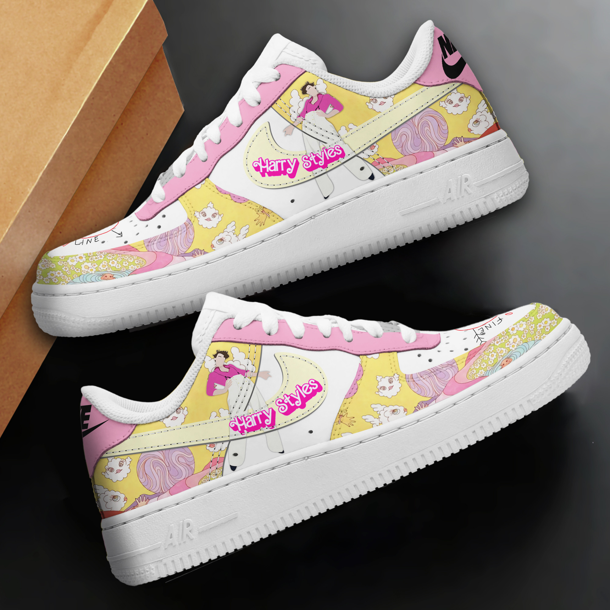 JWFancy Hary Styles Air Low-Top Sneakers Shoes For Men And Women