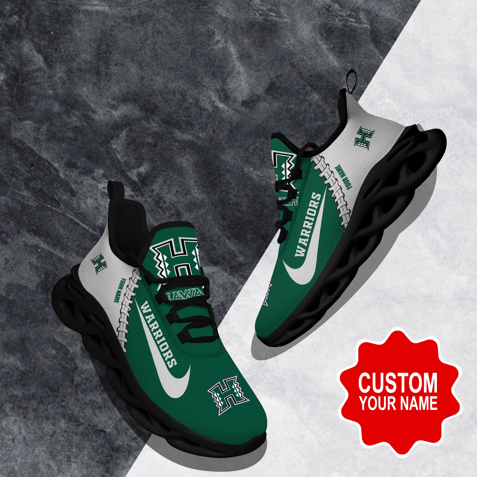 JWFancy Hawaii Rainbow Warriors Max Soul Shoes Sneakers For Men And Women