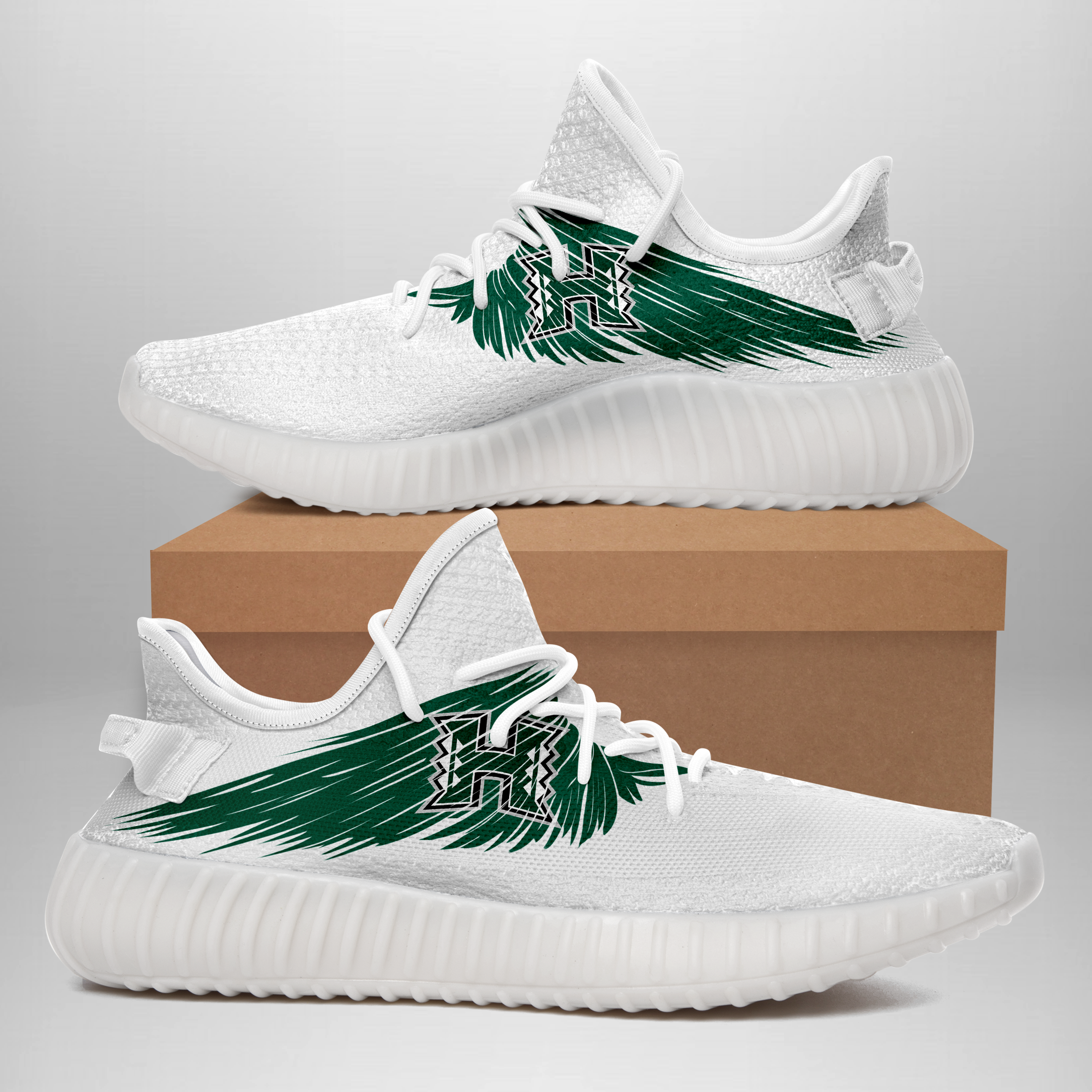 JWFancy Hawaii Rainbow Warriors Yeezy Boost Shoes For Men And Women
