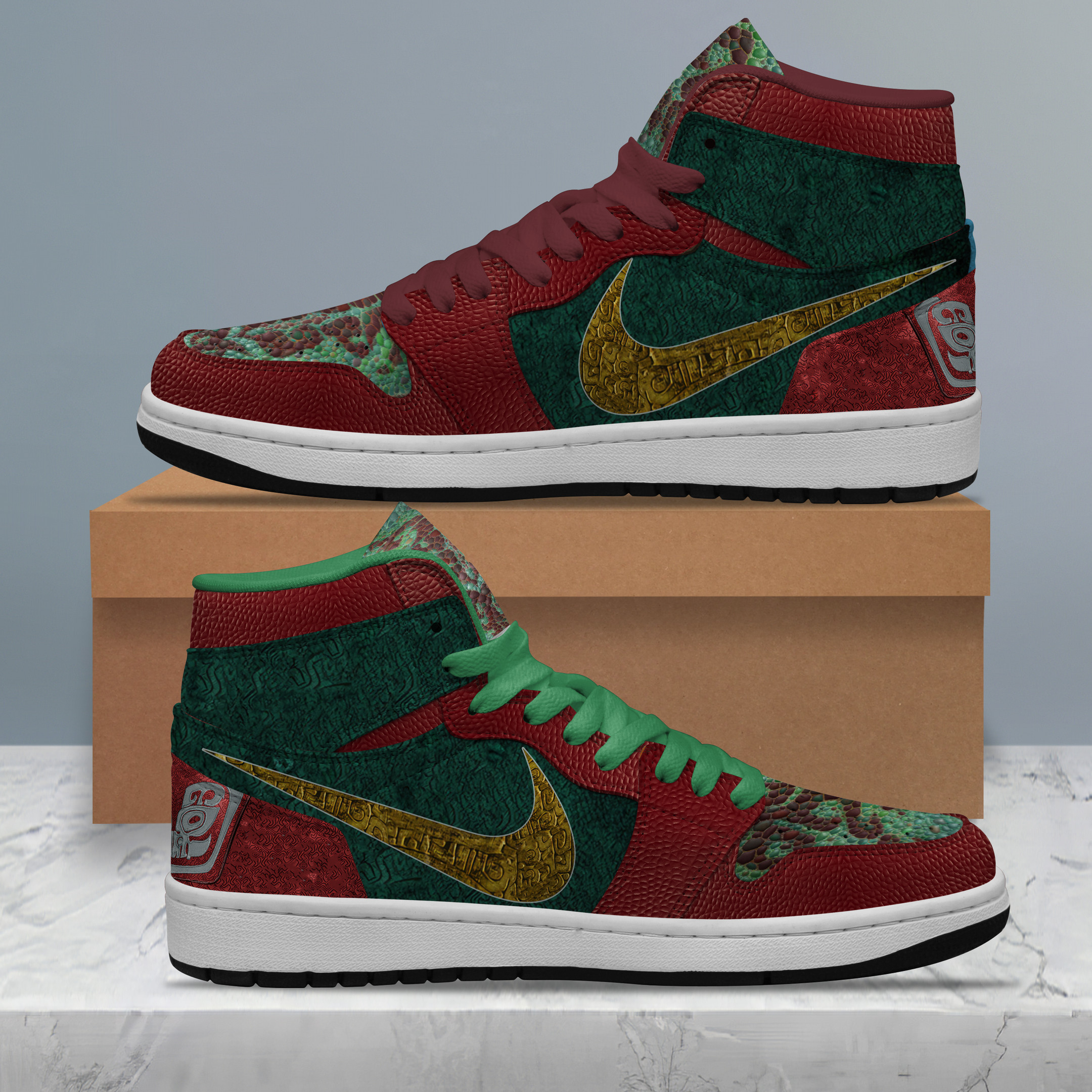 JWFancy Hazbin Hotel AJ1 High Sneakers Shoes For Men And Women