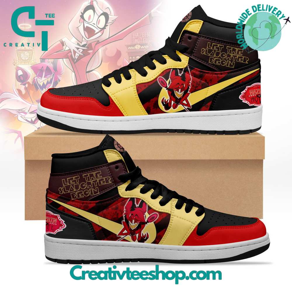 JWFancy Hazbin Hotel AJ1 High Sneakers Shoes For Men And Women