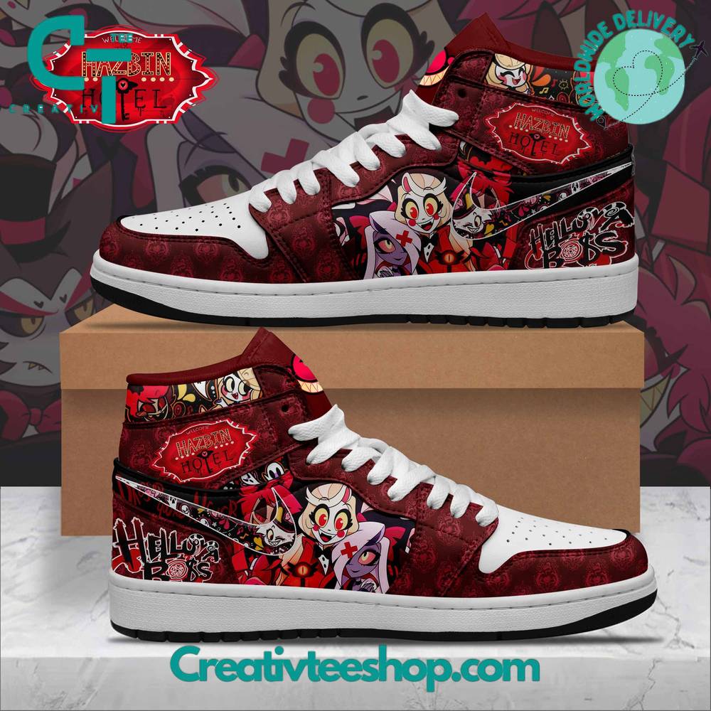 JWFancy Hazbin Hotel AJ1 High Sneakers Shoes For Men And Women