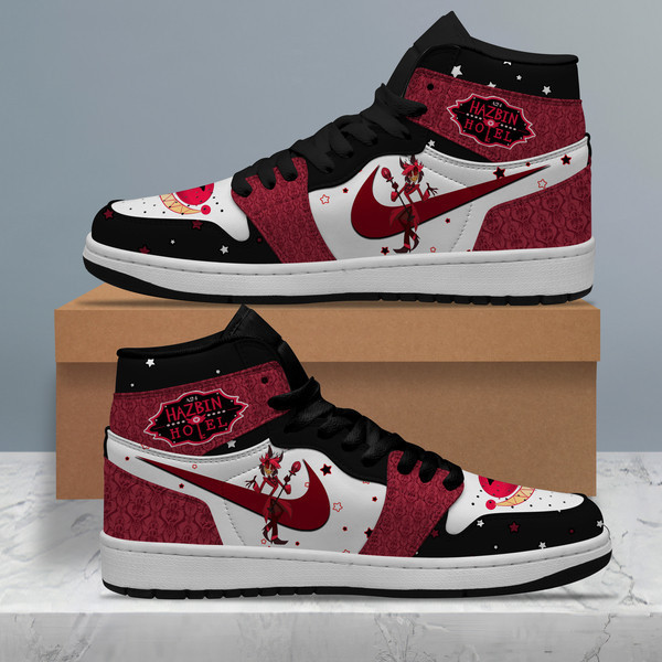 JWFancy Hazbin Hotel AJ1 High Sneakers Shoes For Men And Women
