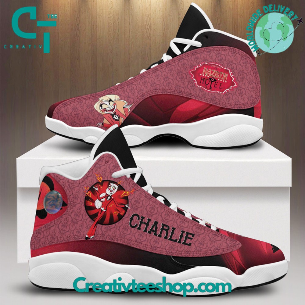 JWFancy Hazbin Hotel Charlie AJ13 Sneakers Shoes For Men And Women