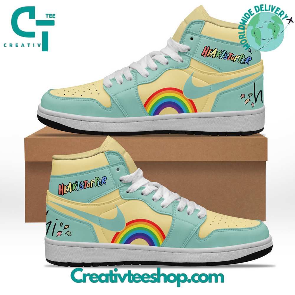 JWFancy Heartstopper AJ1 High Sneakers Shoes For Men And Women