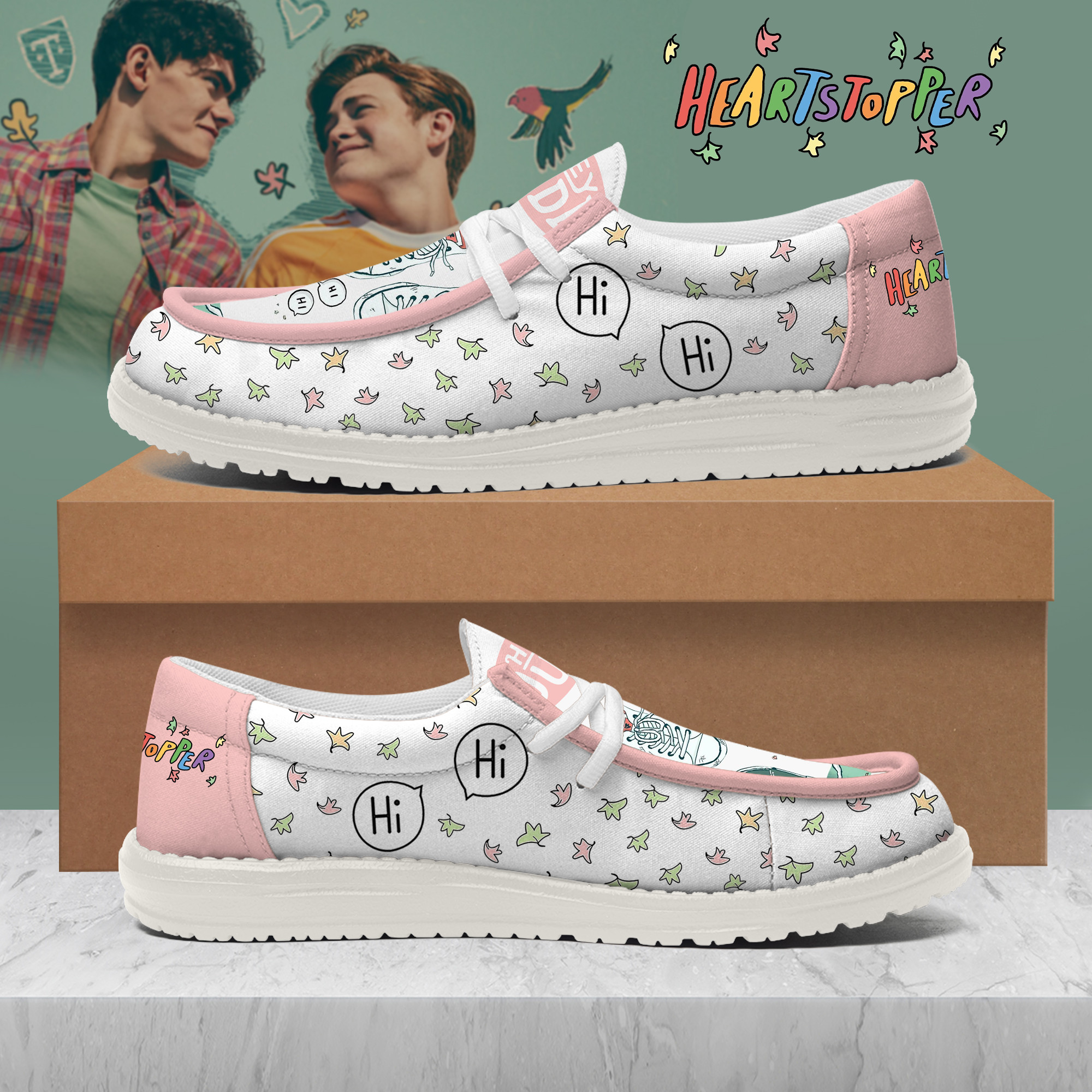JWFancy Heartstopper – Custom Name Hey Dude