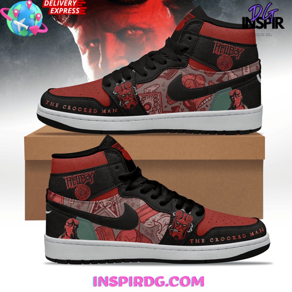 JWFancy Hellboy AJ1 High Sneakers Shoes For Men And Women