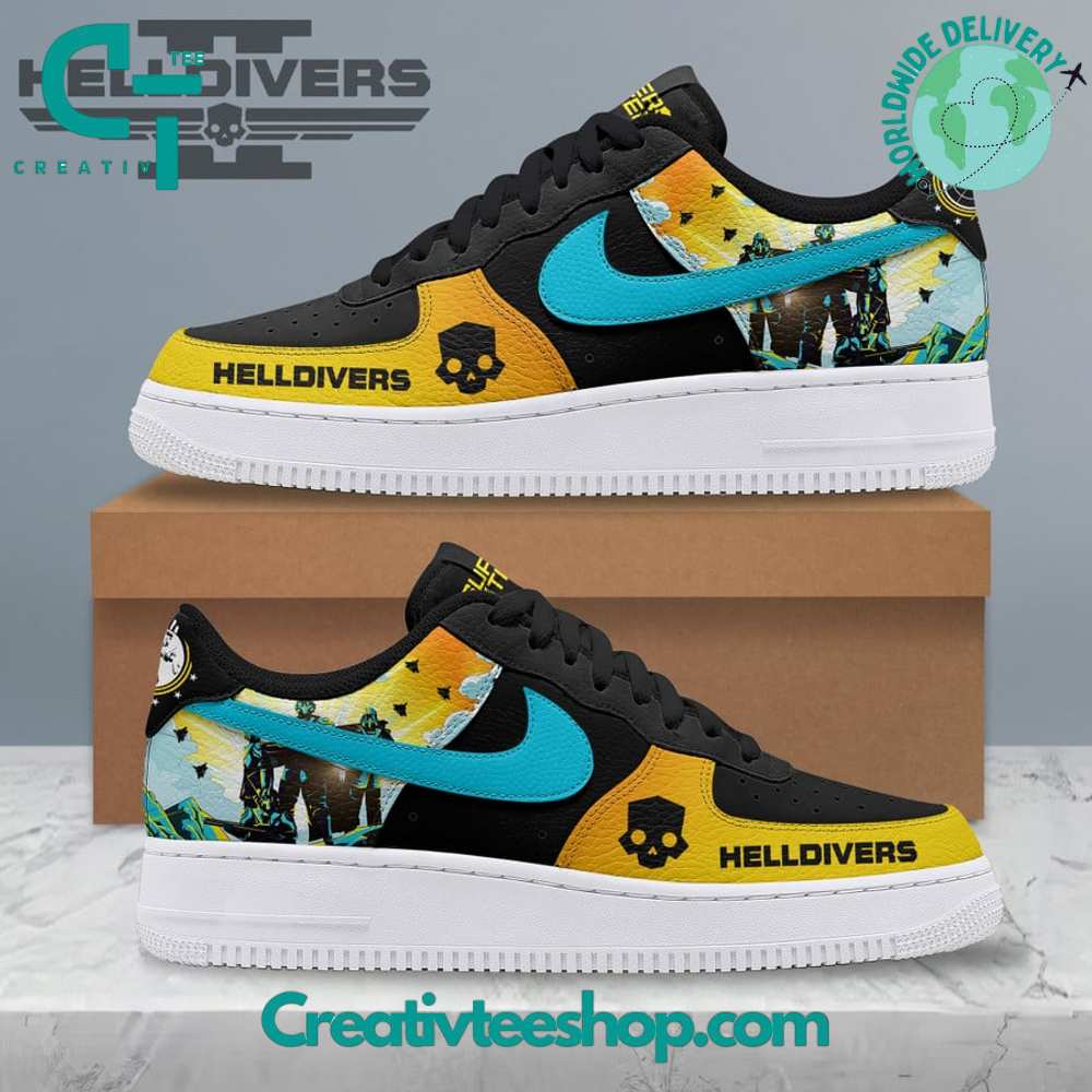 JWFancy Helldivers II Air Low-Top Sneakers Shoes For Men And Women