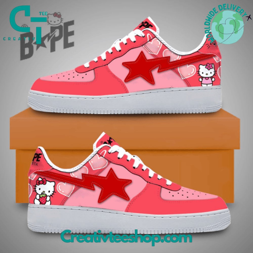 JWFancy Hello Kitty Air Low-Top Sneakers Shoes For Men And Women