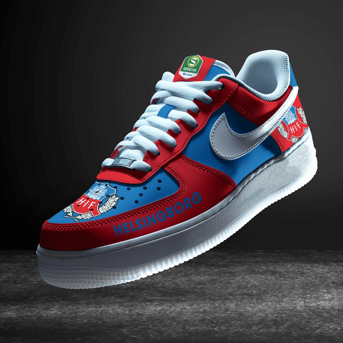 JWFancy Helsingborgs IF Air Low-Top Sneakers Shoes For Men And Women