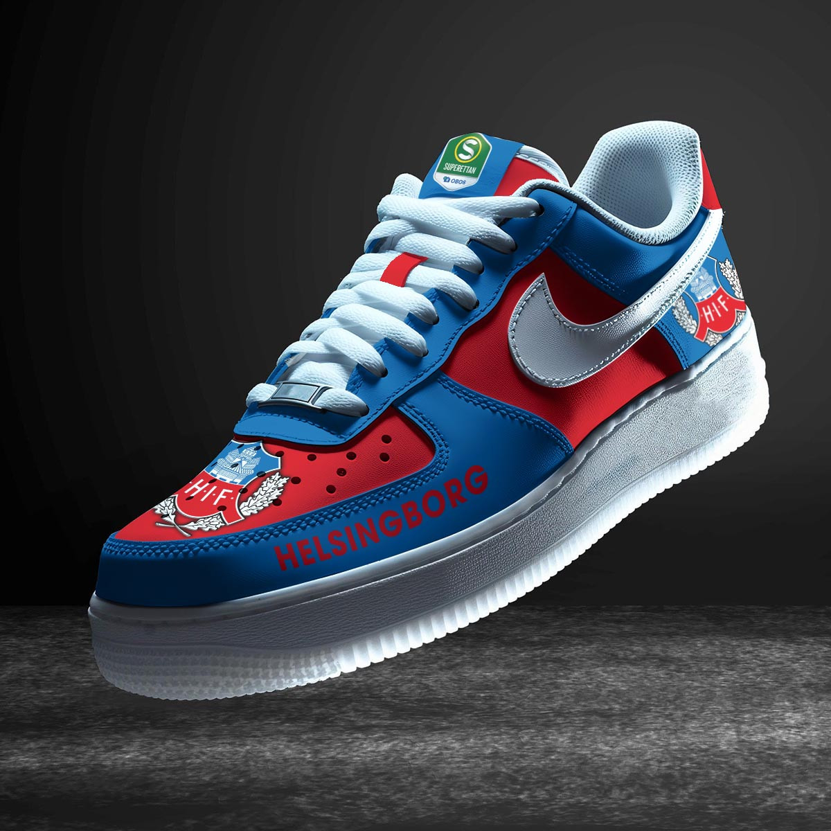 JWFancy Helsingborgs IF Air Low-Top Sneakers Shoes For Men And Women