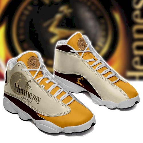 JWFancy Hennessy Cognac AJ13 Sneakers Shoes For Men And Women